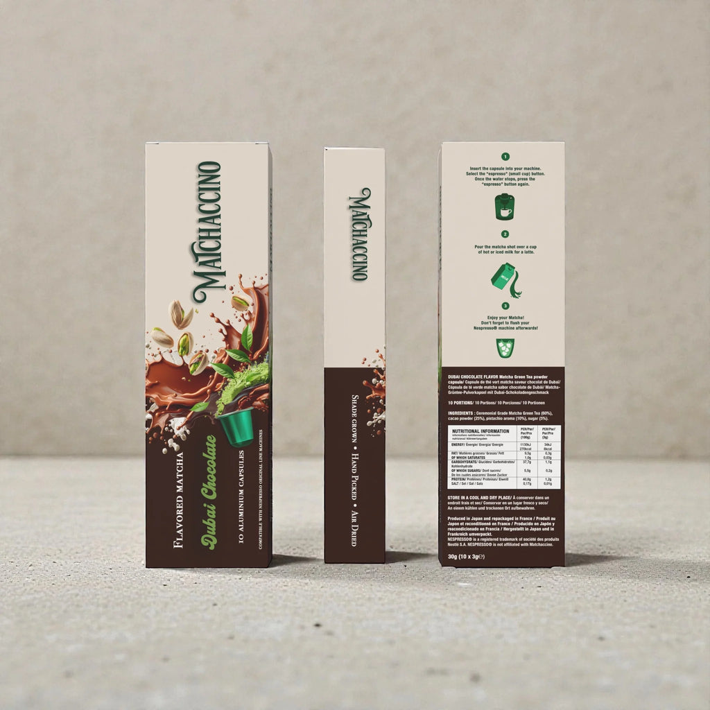 Dubai Chocolate Matcha Capsules x30