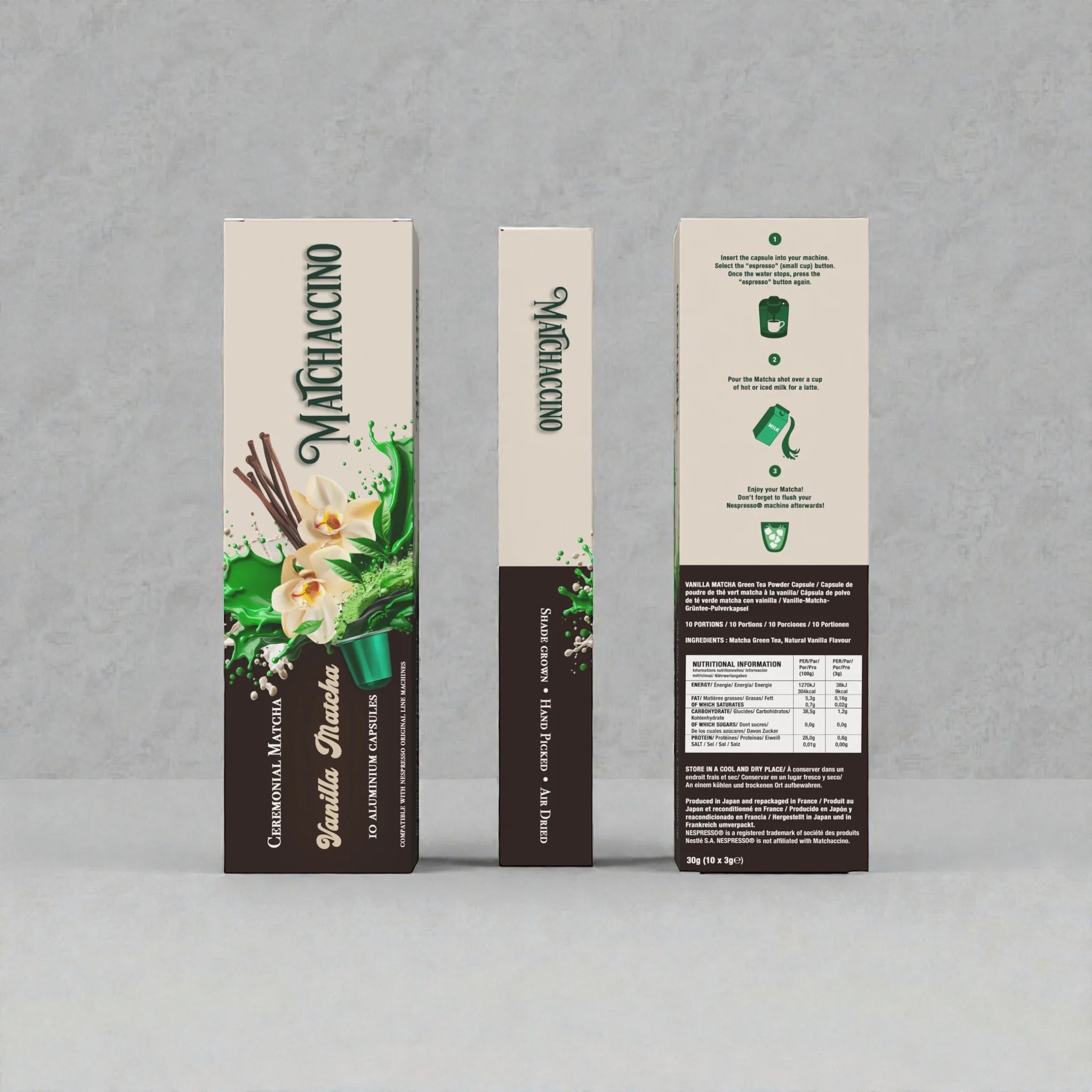 Vanilla Ceremonial Matcha Capsules