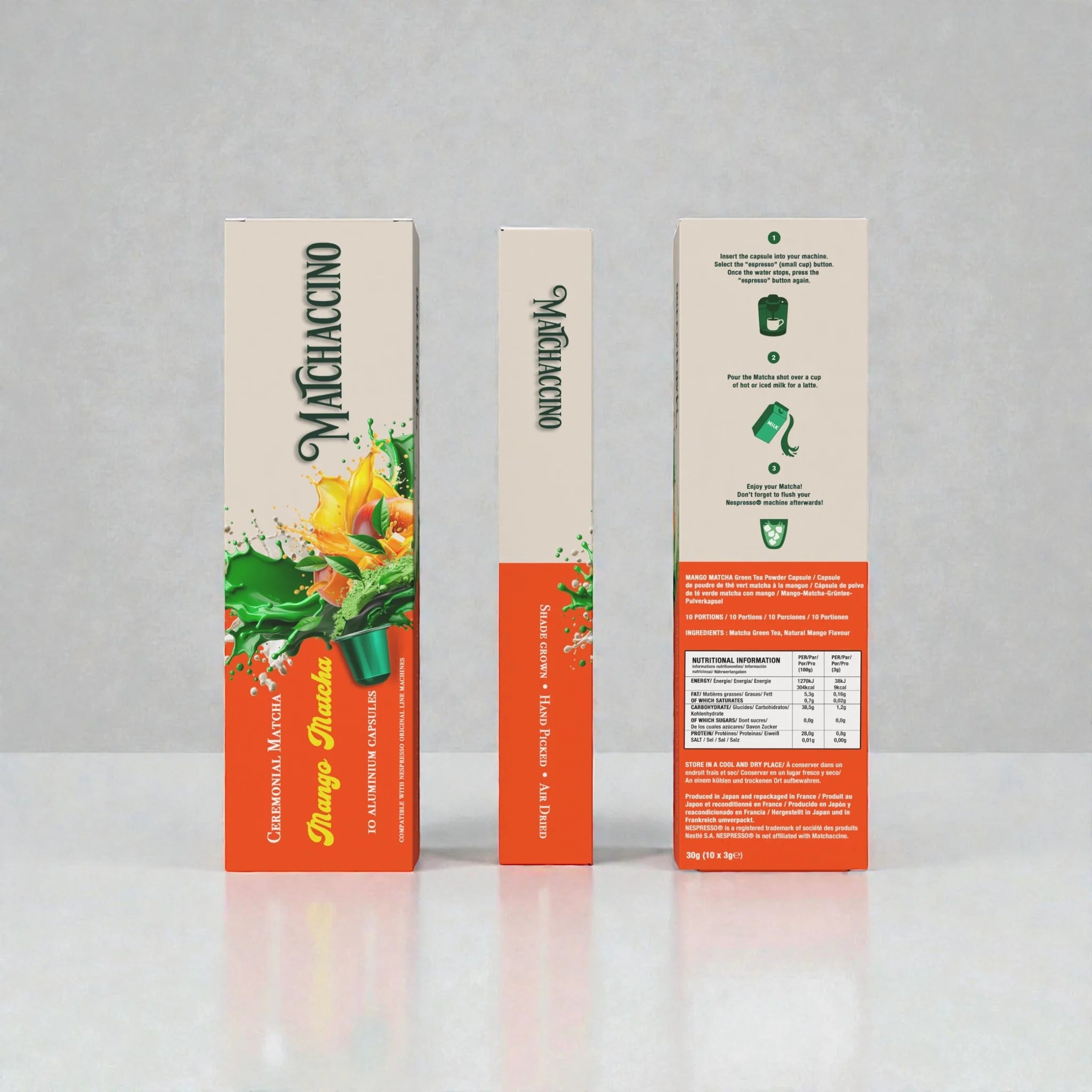 Mango Ceremonial Matcha Capsules