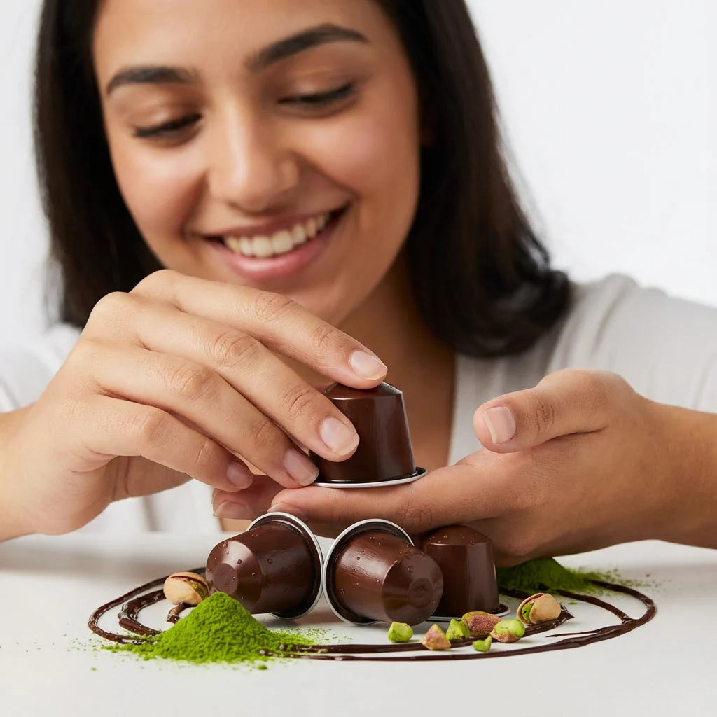 Dubai Chocolate Matcha Capsules