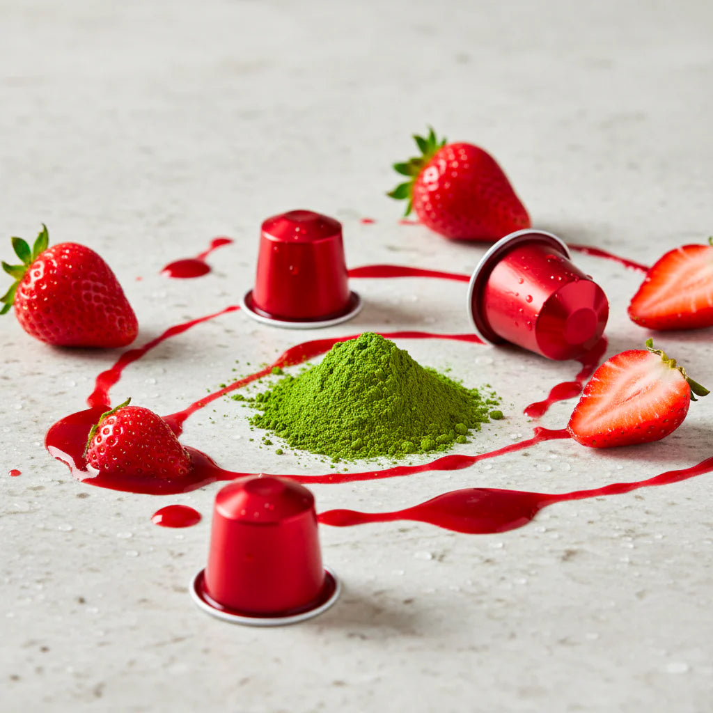 Strawberry Ceremonial Matcha Capsules