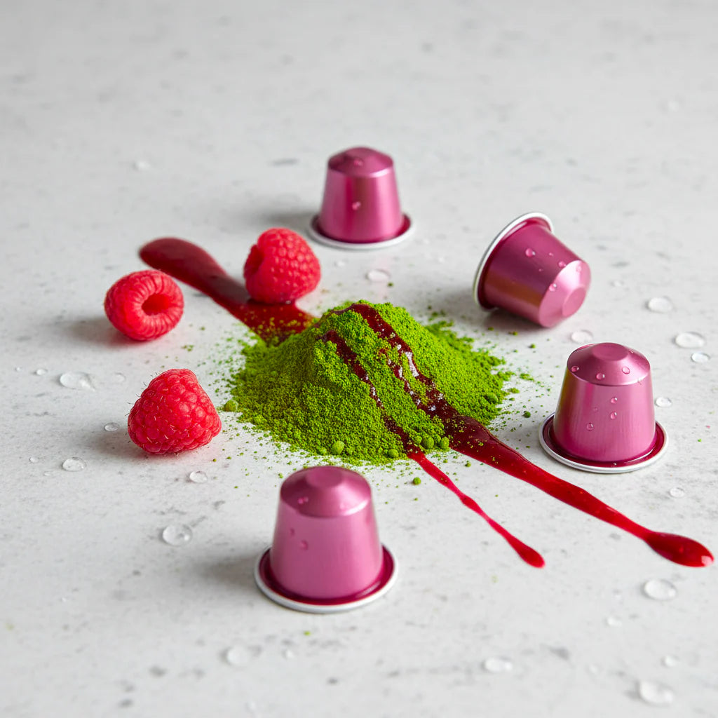 Raspberry Ceremonial Matcha Capsules
