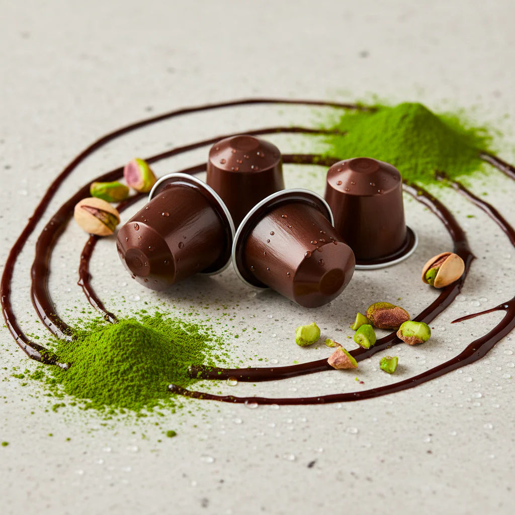 Dubai Chocolate Matcha Capsules